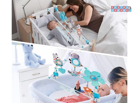 [ZA5211] Pałąk zawieszka do łóżeczka interaktywna sensoryczna dla niemowląt