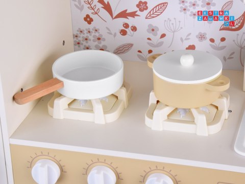 Piękna Duża Kuchnia drewniana dla dzieci Piekarnik Pralka Lodówka ZA5271