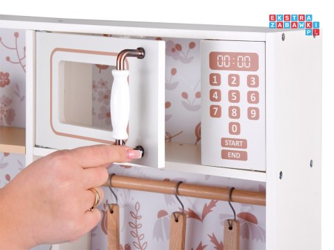 Piękna Duża Kuchnia drewniana dla dzieci Piekarnik Pralka Lodówka ZA5271