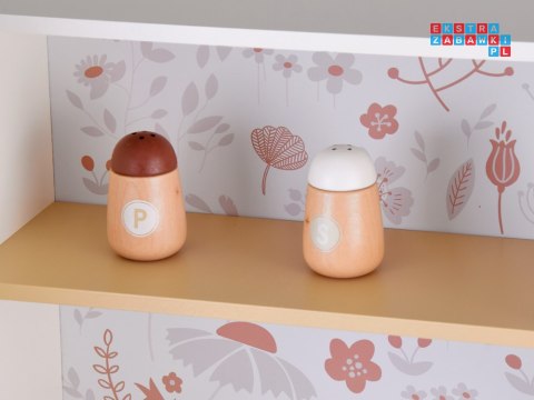 Piękna Duża Kuchnia drewniana dla dzieci Piekarnik Pralka Lodówka ZA5271