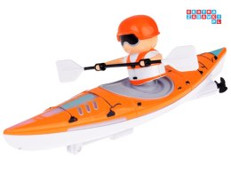 [RC0678 PO] Podświetlany kajak z wioślarz zdalnie sterowana przygoda na wodzie