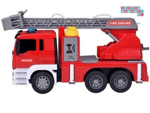 Straż Pożarna Funkcja lania wody + Ruchoma drabina Dźwięk + Światło ZA5229