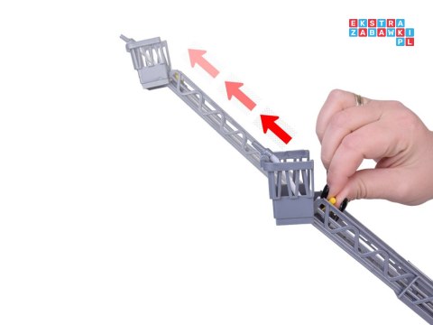 Straż Pożarna Funkcja lania wody + Ruchoma drabina Dźwięk + Światło ZA5229