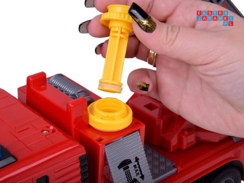 Straż Pożarna Funkcja lania wody + Ruchoma drabina Dźwięk + Światło ZA5229