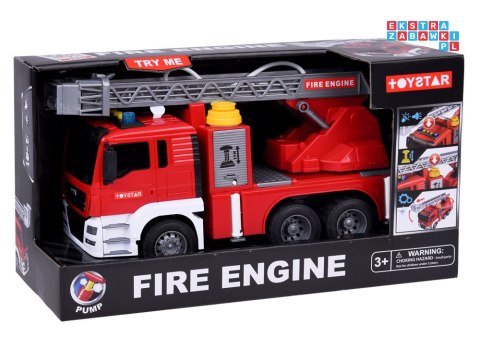 Straż Pożarna Funkcja lania wody + Ruchoma drabina Dźwięk + Światło ZA5229