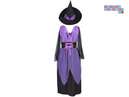 [ZA5279] Sukienka kapelusz kostium przebranie dla czarodziejka czarownica