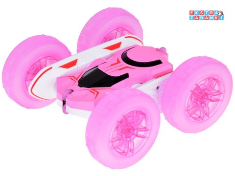 [RC0675 RO] Szalone autko 360 stopni dwustronne stunt car obrót świecące koła