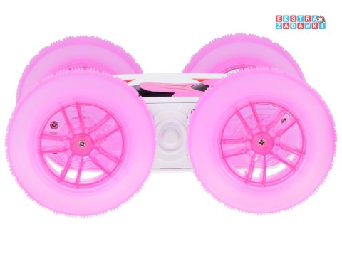 [RC0675 RO] Szalone autko 360 stopni dwustronne stunt car obrót świecące koła