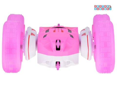 [RC0675 RO] Szalone autko 360 stopni dwustronne stunt car obrót świecące koła