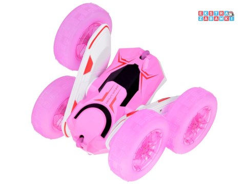 [RC0675 RO] Szalone autko 360 stopni dwustronne stunt car obrót świecące koła