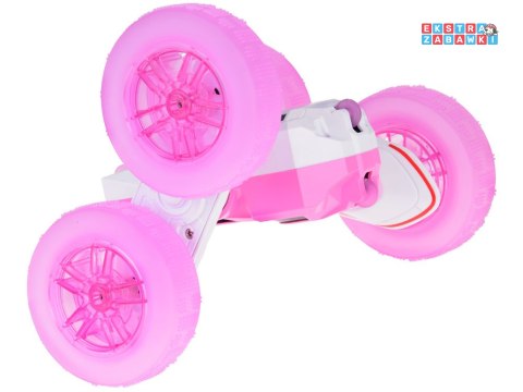 [RC0675 RO] Szalone autko 360 stopni dwustronne stunt car obrót świecące koła