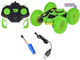 [RC0675 ZI] Szalone autko 360 stopni dwustronne Stunt Car obrót świecące koła