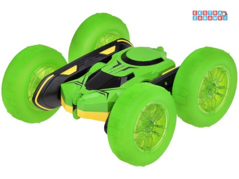[RC0675 ZI] Szalone autko 360 stopni dwustronne Stunt Car obrót świecące koła