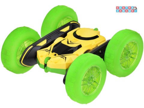 [RC0675 ZI] Szalone autko 360 stopni dwustronne Stunt Car obrót świecące koła