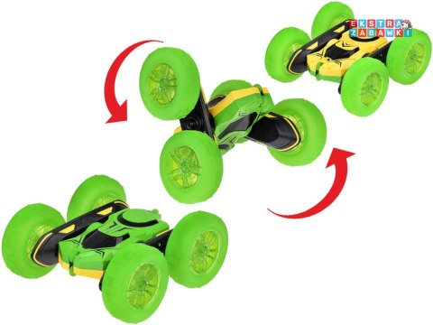 [RC0675 ZI] Szalone autko 360 stopni dwustronne Stunt Car obrót świecące koła