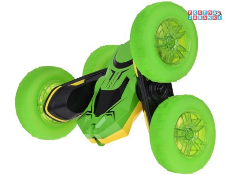 [RC0675 ZI] Szalone autko 360 stopni dwustronne Stunt Car obrót świecące koła
