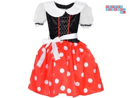 [ZA5280] Uroczy kostium strój Myszki Minnie dla dziewczynki przebranie L/XL