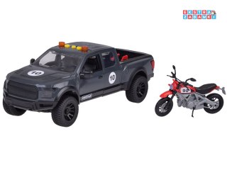 [ZA5233] Zestaw auto Pickup i motocykl dźwięk światło otwierane drzwi