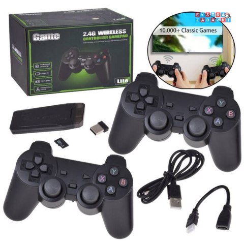 [GR0696] Zestaw gra konsola HDMI RETRO + 2 pady ponad 20000 gier