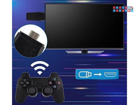 [GR0696] Zestaw gra konsola HDMI RETRO + 2 pady ponad 20000 gier