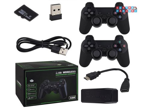 [GR0696] Zestaw gra konsola HDMI RETRO + 2 pady ponad 20000 gier