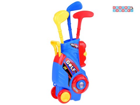[SP0804] Zestaw do gry Mini Golf kije piłki stojak na kółkach dla dzieci