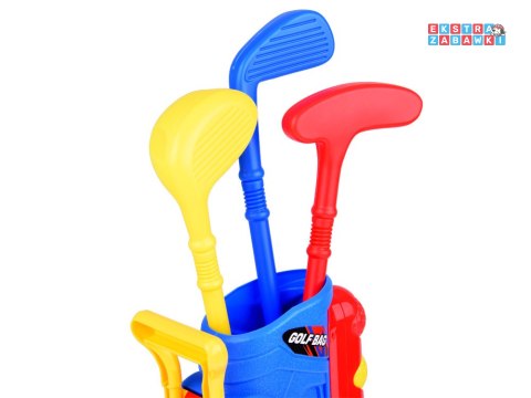 [SP0804] Zestaw do gry Mini Golf kije piłki stojak na kółkach dla dzieci