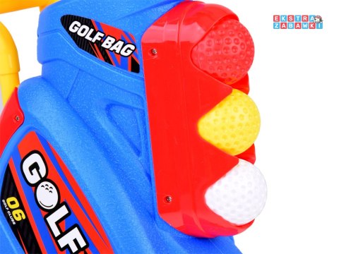 [SP0804] Zestaw do gry Mini Golf kije piłki stojak na kółkach dla dzieci