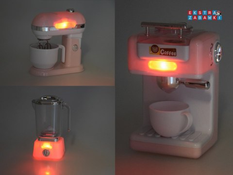 [ZA5204] Zestaw małego AGD do zabawy mikser blender toster ekspres do kawy