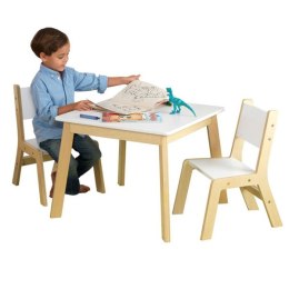KidKraft Drewniany stolik + 2 krzesełka