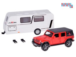 [ZA5351] Auto na wakacje samochód terenowy przyczepa kempingowa światła