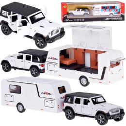 Auto na wakacje Samochód terenowy + Przyczepa kempingowa światła ZA5351