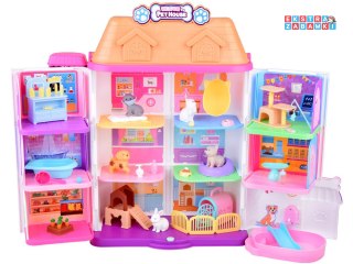 [ZA5420] Domek rozkładany dla zwierząt Pet house zestaw z figurkami akces
