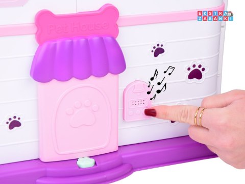 [ZA5420] Domek rozkładany dla zwierząt Pet house zestaw z figurkami akces