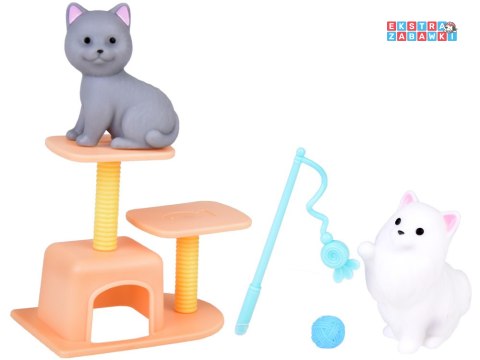 [ZA5420] Domek rozkładany dla zwierząt Pet house zestaw z figurkami akces