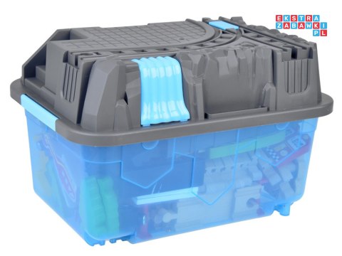 Drewniana Kolejka Klocki zbuduj Miasto Pociąg lokomotywa 100 elem ZA5380