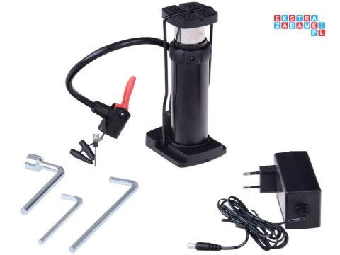 [PA0318] Motocykl Chopper na akumulator 24V/14Ah max 80kg manetka pompowane koła ekoskóra świecące cylindry - czerwony