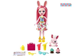 [ZA5468] Enchantimals króliczkowóz lalka Bree Bunnymobile akcesoria autko