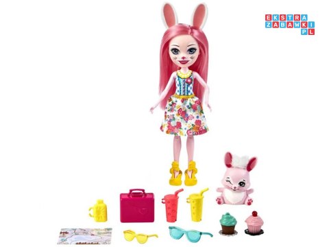 [ZA5468] Enchantimals króliczkowóz lalka Bree Bunnymobile akcesoria autko