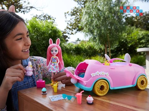 [ZA5468] Enchantimals króliczkowóz lalka Bree Bunnymobile akcesoria autko