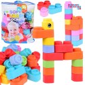 Gumowe Kolorowe Miękkie klocki 36 ele pierwsze klocki dla dziecka ZA5367