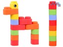 Gumowe Kolorowe Miękkie klocki 36 ele pierwsze klocki dla dziecka ZA5367