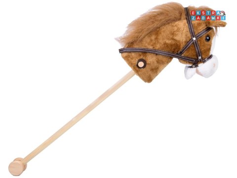 [ZA5442 JB] Hobby Horse koń na patyku dźwięk galopu i rżenia ruchomy pysk