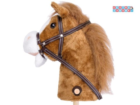[ZA5442 JB] Hobby Horse koń na patyku dźwięk galopu i rżenia ruchomy pysk