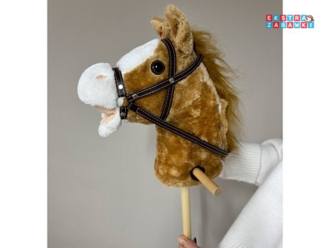 [ZA5442 JB] Hobby Horse koń na patyku dźwięk galopu i rżenia ruchomy pysk