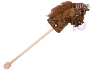 [ZA5442 CB] Hobby Horse koń na patyku dźwięk galopu i rżenia ruchomy pysk
