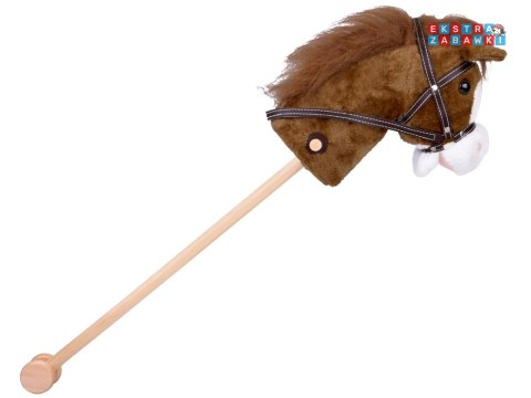 [ZA5442 CB] Hobby Horse koń na patyku dźwięk galopu i rżenia ruchomy pysk