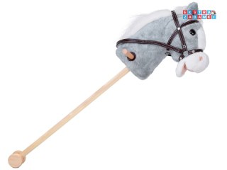 [ZA5442 SZ] Hobby Horse koń na patyku dźwięk galopu i rżenia ruchomy pysk