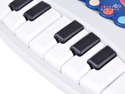 [ZA5447] Interaktywne muzyczne organki pianinko z mikrofonem dla dzieci