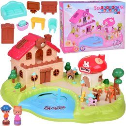 [ZA5481] Interaktywny magnetyczny domek z ruchomymi elementami